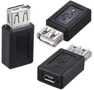 3 Pack USB 2.0 A Female to Micro USB Female Adapter Converter, Bidirectional Connector for Charging & Data Sync 3 Pack USB 2.0 A Female to Micro USB Female Adapter Converter, Bidirectional Connector for Charging & Data Sync