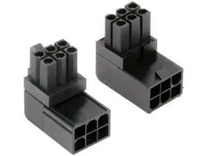 2 Pack 90 Degree ATX 6Pin GPU Power Adapter, Angled Graphics Card Power Connector 2 Pack 90 Degree ATX 6Pin GPU Power Adapter, Angled Graphics Card Power Connector