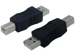 2 Pack USB A Male to USB B Male Adapter Converter, Standard USB 2.0 Printer Scanner MIDI Cable Connector Extender 2 Pack USB A Male to USB B Male Adapter Converter, Standard USB 2.0 Printer Scanner MIDI Cable Connector Extender