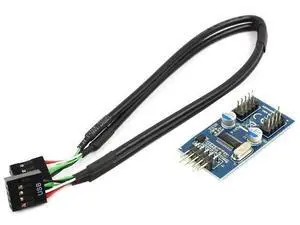 30cm USB2.0 9Pin Motherboard Header Splitter Cable, 1 to 2 Internal USB Extension Adapter 30cm USB2.0 9Pin Motherboard Header Splitter Cable, 1 to 2 Internal USB Extension Adapter
