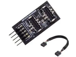 USB 2.0 9Pin/10Pin to Dual USB 3.1 Type E Female Adapter, Motherboard Header Extension for Front Panel USB 2.0 9Pin/10Pin to Dual USB 3.1 Type E Female Adapter, Motherboard Header Extension for Front Panel