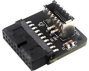 USB3.0 19/20Pin Motherboard Header to KeyA TypeE Adapter, Internal Converter for USBC Front Panel Port USB3.0 19/20Pin Motherboard Header to KeyA TypeE Adapter, Internal Converter for USBC Front Panel Port