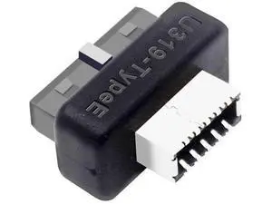 Vertical USB 3.0 20Pin Header Male to USB 3.1 Type-E Female Motherboard Adapter, Internal Front Panel USB Type-E Extension Data Converter for PC Chassis Vertical USB 3.0 20Pin Header Male to USB 3.1 Type-E Female Motherboard Adapter, Internal Front Panel USB Type-E Extension Data Converter for PC Chassis