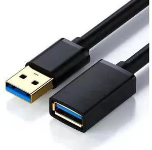 USB 3.0 Male to Female Extension Cable 1.64FT, High Speed USB Extender Cord for Webcam, Keyboard, Flash Drive, HDD & Printer USB 3.0 Male to Female Extension Cable 1.64FT, High Speed USB Extender Cord for Webcam, Keyboard, Flash Drive, HDD & Printer