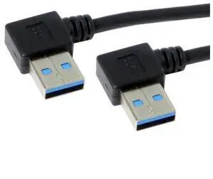 90 Degree Right Angle USB 3.0 Extension Cable, Male to Female High Speed Cord for External Hard Drive & PC, 0.2M Short Cable 90 Degree Right Angle USB 3.0 Extension Cable, Male to Female High Speed Cord for External Hard Drive & PC, 0.2M Short Cable