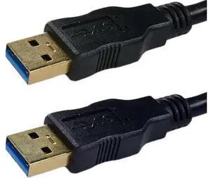 15FT USB3.0 Type-A Male to Male Cable, Gold-Plated Connector, 28AWG High-Speed Data Cord 15FT USB3.0 Type-A Male to Male Cable, Gold-Plated Connector, 28AWG High-Speed Data Cord