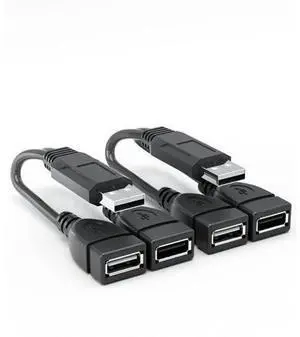 2-Port USB 2.0 Male to Dual Female Splitter Cable, High Speed Data & Charging Cord for PC, Laptop, Car, TV, Xbox, External HDD 2-Port USB 2.0 Male to Dual Female Splitter Cable, High Speed Data & Charging Cord for PC, Laptop, Car, TV, Xbox, External HDD