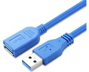 USB 3.0 Extension Cable 10ft, USB 3.0 Extension Cable - A-Male to A-Female for USB Flash Drive, Card Reader, Hard Drive, Keyboard, Mouse, Printer, Camera 10 ft. USB 3.0 Extension Cable 10ft, USB 3.0 Extension Cable - A-Male to A-Female for USB Flash Drive, Card Reader, Hard Drive, Keyboard, Mouse, Printer, Camera 10 ft.