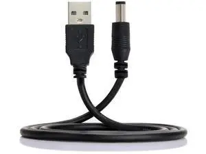 100cm USB2.0 A Male to DC 5.5×2.5mm Straight Barrel Power Cable | 5V DC Charging Cord 100cm USB2.0 A Male to DC 5.5×2.5mm Straight Barrel Power Cable | 5V DC Charging Cord