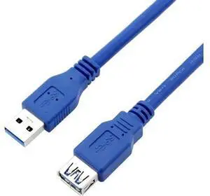 0.3M/1FT Blue USB 3.0 Type-A Male to Female Extension Cable 0.3M/1FT Blue USB 3.0 Type-A Male to Female Extension Cable