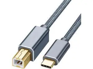 USB C to Printer Cable,USB C to USB B Male Scanner Cord Compatible with DIMI, Google Chromebook Pixel, MacBook Pro, HP Canon Printers, iPad Pro and More Type-C Devices/Laptops, 10 ft. USB C to Printer Cable,USB C to USB B Male Scanner Cord Compatible with DIMI, Google Chromebook Pixel, MacBook Pro, HP Canon Printers, iPad Pro and More Type-C Devices/Laptops, 10 ft.