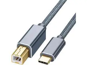3.3ft USB-C to USB-B Printer Cable, Type C to B Male Cord for MacBook, Chromebook, iPad Pro, HP & Canon Printers 3.3ft USB-C to USB-B Printer Cable, Type C to B Male Cord for MacBook, Chromebook, iPad Pro, HP & Canon Printers