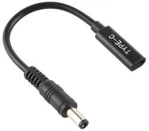 USB-C PD Trigger to 5.5×2.1mm DC Barrel Power Charging Cable, Type-C Input to DC5521 Male Plug Power Conversion Cord USB-C PD Trigger to 5.5×2.1mm DC Barrel Power Charging Cable, Type-C Input to DC5521 Male Plug Power Conversion Cord