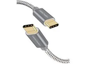 1FT 100W USB3.1 Gen2 USB-C to USB-C Cable | 10Gbps Data, 4K Video Output Fast Charging Cord for iPhone15/16, MacBook, SSD & Galaxy S24/S23 1FT 100W USB3.1 Gen2 USB-C to USB-C Cable | 10Gbps Data, 4K Video Output Fast Charging Cord for iPhone15/16, MacBook, SSD & Galaxy S24/S23