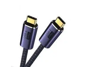 100CM USB4 Gen2 Type-C Male to Male Cable | 20Gbps Data & 100W(20V/5A) PD Fast Charging Cord for Laptop, Tablet & Smartphone 100CM USB4 Gen2 Type-C Male to Male Cable | 20Gbps Data & 100W(20V/5A) PD Fast Charging Cord for Laptop, Tablet & Smartphone