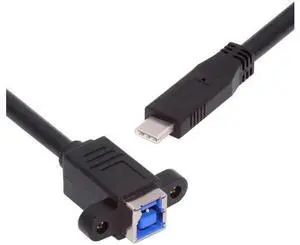 30cm USB3.0 Type-C Male to Type-B Female Extension Cable | 5Gbps High Speed Cord for External SSD, Hard Drive & Digital Camera 30cm USB3.0 Type-C Male to Type-B Female Extension Cable | 5Gbps High Speed Cord for External SSD, Hard Drive & Digital Camera