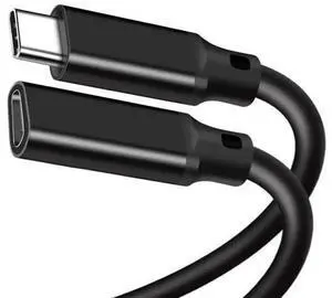 3.3FT USB-C Extension Cable, USB 3.2 Gen 2x2 20Gbps Male to Female Cord, 5A PD 240W Fast Charging & 4K@60Hz Video Cable for MacBook, iPad Pro, iPhone 15/16, SSD, Switch - Black 3.3FT USB-C Extension Cable, USB 3.2 Gen 2x2 20Gbps Male to Female Cord, 5A PD 240W Fast Charging & 4K@60Hz Video Cable for MacBook, iPad Pro, iPhone 15/16, SSD, Switch - Black
