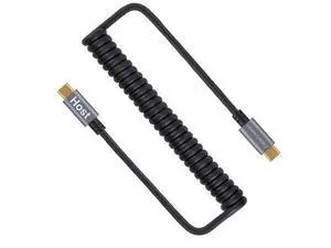 Black Coiled Micro USB to Micro USB Cable, 0.56ft-4ft Retractable OTG Cord with Gold-Plated Connectors & Aluminum Shell for Raspberry Pi Zero, Phones, DJI Remote Black Coiled Micro USB to Micro USB Cable, 0.56ft-4ft Retractable OTG Cord with Gold-Plated Connectors & Aluminum Shell for Raspberry Pi Zero, Phones, DJI Remote