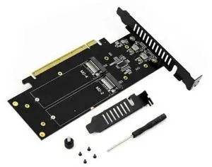 iHyper-Pro PCIe 4.0 x16 to 4×M.2 NVMe Expansion Card, M-Key 2280 SSD Adapter, Total 32Gbps Bandwidth, Intel VROC NVMe RAID Supported iHyper-Pro PCIe 4.0 x16 to 4×M.2 NVMe Expansion Card, M-Key 2280 SSD Adapter, Total 32Gbps Bandwidth, Intel VROC NVMe RAID Supported