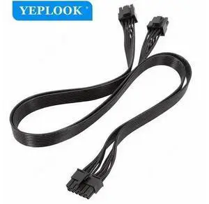 60cm 18AWG Modular GPU Power Cable, Corsair AX850/AX750/AX650 Specific 12Pin to Dual 8Pin (6+2Pin) VGA Cord 60cm 18AWG Modular GPU Power Cable, Corsair AX850/AX750/AX650 Specific 12Pin to Dual 8Pin (6+2Pin) VGA Cord