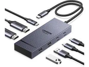 UGREEN Revodok Pro 7-in-1 USB-C Docking Station, Dual 4K@60Hz HDMI Monitor Hub, 10Gbps USB-A & USB-C, 100W PD Charging Aluminum Dock for HP ThinkPad Dell Laptops UGREEN Revodok Pro 7-in-1 USB-C Docking Station, Dual 4K@60Hz HDMI Monitor Hub, 10Gbps USB-A & USB-C, 100W PD Charging Aluminum Dock for HP ThinkPad Dell Laptops