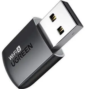UGREEN AX900 USB WiFi 6 Adapter for Desktop PC, Dual Band 2.4G+5G Wireless Dongle Built-in Driver Compatible with Windows 10/11 UGREEN AX900 USB WiFi 6 Adapter for Desktop PC, Dual Band 2.4G+5G Wireless Dongle Built-in Driver Compatible with Windows 10/11