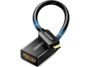 0.6FT UGREEN Micro HDMI Male to HDMI Female Adapter Cable, HDMI 2.0 18Gbps 4K@60Hz HDR 3D Dolby Cord for Raspberry Pi GoPro Retroid Pocket 0.6FT UGREEN Micro HDMI Male to HDMI Female Adapter Cable, HDMI 2.0 18Gbps 4K@60Hz HDR 3D Dolby Cord for Raspberry Pi GoPro Retroid Pocket