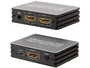 HDMI 2.1 1 in 2 Out Splitter 8K@60Hz 4K@120Hz 48Gbps Mirror Dual Monitor Splitter with 3.5mm Audio Extractor EDID HDCP2.3 Dolby Vision HDR10+ 3D for PS5 SkyQ Xbox NVIDIA AMD Switch HDMI 2.1 1 in 2 Out Splitter 8K@60Hz 4K@120Hz 48Gbps Mirror Dual Monitor Splitter with 3.5mm Audio Extractor EDID HDCP2.3 Dolby Vision HDR10+ 3D for PS5 SkyQ Xbox NVIDIA AMD Switch