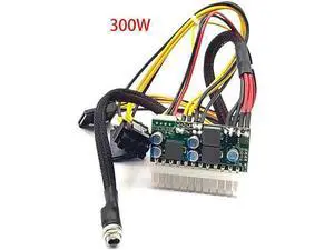 DC-ATX-300W Inline Pico PSU Module, 12V DC Input 300W High Power DC-ATX Power Converter Board, Fanless Silent Mini ITX PC Power Supply Accessory DC-ATX-300W Inline Pico PSU Module, 12V DC Input 300W High Power DC-ATX Power Converter Board, Fanless Silent Mini ITX PC Power Supply Accessory