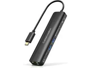 7 in 1 USB C Multiport Hub with Gigabit Ethernet, 4K@60Hz HDMI, 100W PD Charging, Dual USB3.0, SD TF Card Reader for MacBook M1/M2, iPad Pro, Dell XPS, HP Laptops 7 in 1 USB C Multiport Hub with Gigabit Ethernet, 4K@60Hz HDMI, 100W PD Charging, Dual USB3.0, SD TF Card Reader for MacBook M1/M2, iPad Pro, Dell XPS, HP Laptops