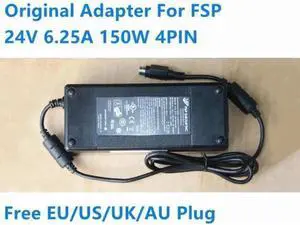 FSP 150W AC Power Adapter FSP150-AAAN1 FSP150-ABA, 24V 6.25A 4-Pin Desktop Charger Replacement for PIONEER MAW-EM55 POS Systems & Monitors FSP 150W AC Power Adapter FSP150-AAAN1 FSP150-ABA, 24V 6.25A 4-Pin Desktop Charger Replacement for PIONEER MAW-EM55 POS Systems & Monitors