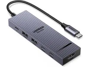 UGREEN Revodok Pro 6-in-1 USB C Multiport Hub, 4K@60Hz HDMI, 10Gbps USB-A, 100W PD Charging Docking Adapter Compatible with MacBook Pro/Air, iPad Pro, ThinkPad, ROG Ally & All USB-C Laptops UGREEN Revodok Pro 6-in-1 USB C Multiport Hub, 4K@60Hz HDMI, 10Gbps USB-A, 100W PD Charging Docking Adapter Compatible with MacBook Pro/Air, iPad Pro, ThinkPad, ROG Ally & All USB-C Laptops