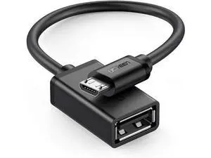 UGREEN 4 Inch Black Micro USB 2.0 OTG Cable, Micro USB Male to USB-A Female OTG Adapter for Samsung S7/S6 Edge/S4/S3, LG G4, Android Phones & Tablets UGREEN 4 Inch Black Micro USB 2.0 OTG Cable, Micro USB Male to USB-A Female OTG Adapter for Samsung S7/S6 Edge/S4/S3, LG G4, Android Phones & Tablets