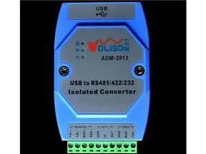 ADM-2813 Industrial USB to RS485/RS422/RS232/TTL Serial Converter, FT232 Chip with Photoelectric Isolation, DIN Rail Mount USB Serial Adapter ADM-2813 Industrial USB to RS485/RS422/RS232/TTL Serial Converter, FT232 Chip with Photoelectric Isolation, DIN Rail Mount USB Serial Adapter