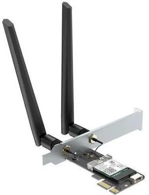 WiFi 6 PCIe Wireless Card for Desktop PC, Intel AX200NGW Chip Bluetooth 5.2 Dual Band WiFi Adapter, OFDMA MU-MIMO Ultra Low Latency, Compatible Windows 10/11 64-bit WiFi 6 PCIe Wireless Card for Desktop PC, Intel AX200NGW Chip Bluetooth 5.2 Dual Band WiFi Adapter, OFDMA MU-MIMO Ultra Low Latency, Compatible Windows 10/11 64-bit