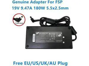 FSP180-ABAN1 FSP180-ABAN2 180W Laptop AC DC Power Adapter, 19V 9.47A 5.5x2.5mm Barrel Tip Gaming Notebook Replacement Charger FSP180-ABAN1 FSP180-ABAN2 180W Laptop AC DC Power Adapter, 19V 9.47A 5.5x2.5mm Barrel Tip Gaming Notebook Replacement Charger