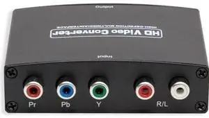 YPbPr Component 5RCA Video + RCA Stereo Audio to HDMI 1.3 Converter Adapter, Analog Component to Digital HDMI Converter for DVD Game Consoles HDTV Monitor Projector YPbPr Component 5RCA Video + RCA Stereo Audio to HDMI 1.3 Converter Adapter, Analog Component to Digital HDMI Converter for DVD Game Consoles HDTV Monitor Projector