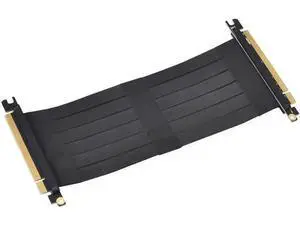 PCIe x16 Flexible Riser Card Extension Cable, PCI Express 16X Slot Male to Female Port Adapter GPU Add-On Extension Cord PCIe x16 Flexible Riser Card Extension Cable, PCI Express 16X Slot Male to Female Port Adapter GPU Add-On Extension Cord