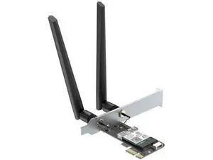 WiFi 6E AX210 PCIe WiFi Card with Bluetooth 5.3, Tri-Band 6G/5.8G/2.4G Wireless Adapter for Desktop PC, AX210NGW Chip, MU-MIMO, OFDMA, WPA3, Low-Profile Bracket, Windows 11/10 64Bit WiFi 6E AX210 PCIe WiFi Card with Bluetooth 5.3, Tri-Band 6G/5.8G/2.4G Wireless Adapter for Desktop PC, AX210NGW Chip, MU-MIMO, OFDMA, WPA3, Low-Profile Bracket, Windows 11/10 64Bit
