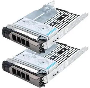 2 Pack 3.5" HDD Tray Caddy with Built-in 2.5" SSD Adapter for Dell PowerEdge R410/R420/R430/R515/R520/R530/R610/T610/T620/T630/R710/T710/R720/R730/R930/T410/T420/T430 5510 Servers 2 Pack 3.5" HDD Tray Caddy with Built-in 2.5" SSD Adapter for Dell PowerEdge R410/R420/R430/R515/R520/R530/R610/T610/T620/T630/R710/T710/R720/R730/R930/T410/T420/T430 5510 Servers