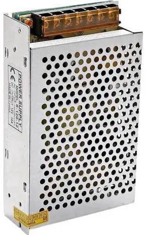 120W Aluminum Shell Switching Power Supply, DC 12V 10A Constant Voltage Converter Driver Adapter for LED & Industrial Equipment 120W Aluminum Shell Switching Power Supply, DC 12V 10A Constant Voltage Converter Driver Adapter for LED & Industrial Equipment