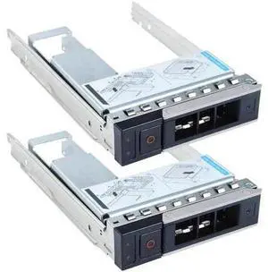 2 Pack 3.5" HDD Tray Caddy with Removable 2.5" SSD Adapter for Dell PowerEdge 14G/15G/16G Servers R540 R640 R740 R6415 R7415 R7425 R550 T550 R650 R750 R7515 R7525 T560 R660 R760 R6625 R7615 R7625 2 Pack 3.5" HDD Tray Caddy with Removable 2.5" SSD Adapter for Dell PowerEdge 14G/15G/16G Servers R540 R640 R740 R6415 R7415 R7425 R550 T550 R650 R750 R7515 R7525 T560 R660 R760 R6625 R7615 R7625