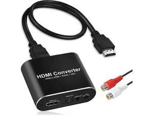 4K@60Hz HDMI Audio Extractor Splitter, HDMI to HDMI + Optical SPDIF Toslink + 3.5mm AUX Stereo Audio Converter, Support HDCP2.2, 1080P Full HD & 3D Video 4K@60Hz HDMI Audio Extractor Splitter, HDMI to HDMI + Optical SPDIF Toslink + 3.5mm AUX Stereo Audio Converter, Support HDCP2.2, 1080P Full HD & 3D Video