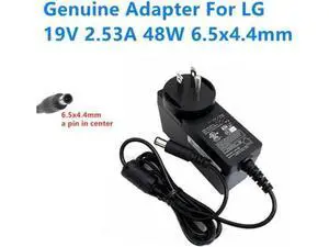 48W 19V 2.53A Monitor AC Switching Power Adapter, Model ADS-48FSK-19 / 19048EPCU-1 / 19048EPG-1 Replacement Charger Compatible with LG E2351T M2732D LCD Monitors 48W 19V 2.53A Monitor AC Switching Power Adapter, Model ADS-48FSK-19 / 19048EPCU-1 / 19048EPG-1 Replacement Charger Compatible with LG E2351T M2732D LCD Monitors