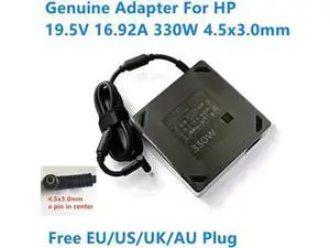 330W Laptop Charger 19.5V 16.92A AC Power Adapter TPC-DA60 ADP-330BB BF M34531-003 Compatible with HP OMEN 6PRO 7PLUS Gaming Laptop Power Supply 330W Laptop Charger 19.5V 16.92A AC Power Adapter TPC-DA60 ADP-330BB BF M34531-003 Compatible with HP OMEN 6PRO 7PLUS Gaming Laptop Power Supply