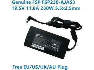 230W 19.5V 11.8A AC DC Power Adapter 5.5x2.5mm DC Tip Replacement for FSP FSP230-AJAS3 High Performance Gaming Laptop Charger 230W 19.5V 11.8A AC DC Power Adapter 5.5x2.5mm DC Tip Replacement for FSP FSP230-AJAS3 High Performance Gaming Laptop Charger