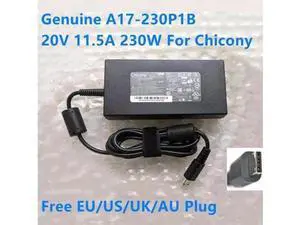 Genuine New Chicony A17-230P1B 230W Laptop Charger 20V 11.5A USB Tip Power Adapter, OEM Replacement for MSI GE76 Raider 10UG RTX3070 Gaming Notebook Genuine New Chicony A17-230P1B 230W Laptop Charger 20V 11.5A USB Tip Power Adapter, OEM Replacement for MSI GE76 Raider 10UG RTX3070 Gaming Notebook