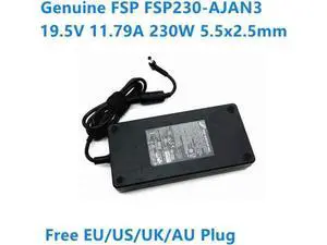Genuine FSP FSP230-AJAN3 230W AC Power Adapter 19.5V 11.79A, 5.5×2.5mm DC Tip, Charger for GALLERIA GCR2070RGF-QC-B/GCR1660TGF-QC-G & AOC AG353UCG Gaming Monitor Genuine FSP FSP230-AJAN3 230W AC Power Adapter 19.5V 11.79A, 5.5×2.5mm DC Tip, Charger for GALLERIA GCR2070RGF-QC-B/GCR1660TGF-QC-G & AOC AG353UCG Gaming Monitor