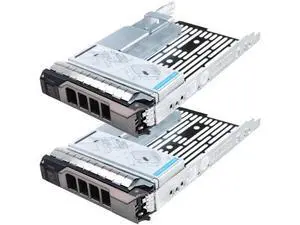 2 Pack 3.5" LFF Hard Drive Tray Caddy with Detachable 2.5" SSD HDD Converter Bracket, Hot Swap Carrier Compatible with Dell PowerEdge R410 T410 R515 T610 R710 T710 R420 T420 R520 T620 R720 R430 T430 R 2 Pack 3.5" LFF Hard Drive Tray Caddy with Detachable 2.5" SSD HDD Converter Bracket, Hot Swap Carrier Compatible with Dell PowerEdge R410 T410 R515 T610 R710 T710 R420 T420 R520 T620 R720 R430 T430 R