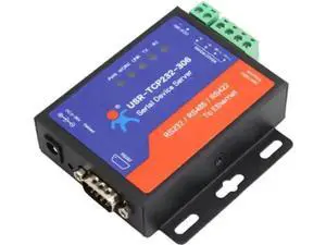 USR-TCP232-306 Industrial Serial to Ethernet Converter, 3-in-1 RS232/RS485/RS422 to RJ45 TCP/IP Device Server, Supports DHCP, Modbus RTU to TCP & Virtual COM for Industrial PLC & Sensors USR-TCP232-306 Industrial Serial to Ethernet Converter, 3-in-1 RS232/RS485/RS422 to RJ45 TCP/IP Device Server, Supports DHCP, Modbus RTU to TCP & Virtual COM for Industrial PLC & Sensors